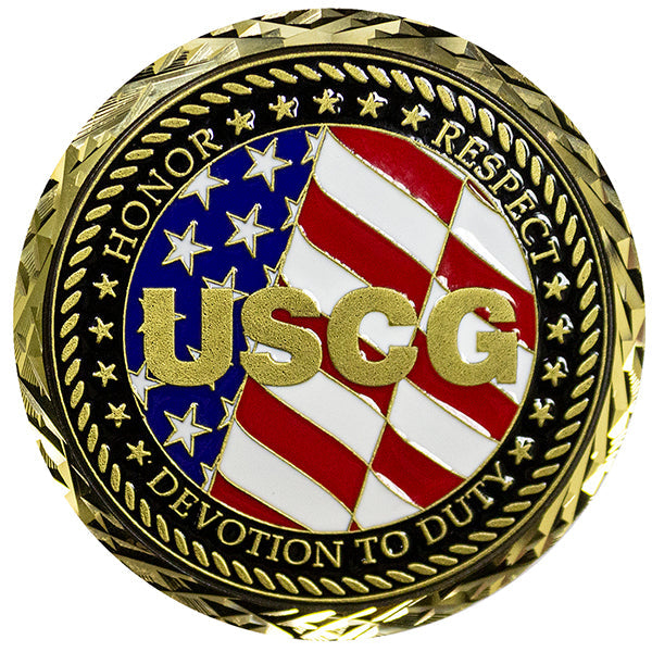 U.S. Coast Guard Veteran Coin Challenge Coins