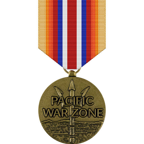 Merchant Marine Pacific War Zone Medal Military Medals