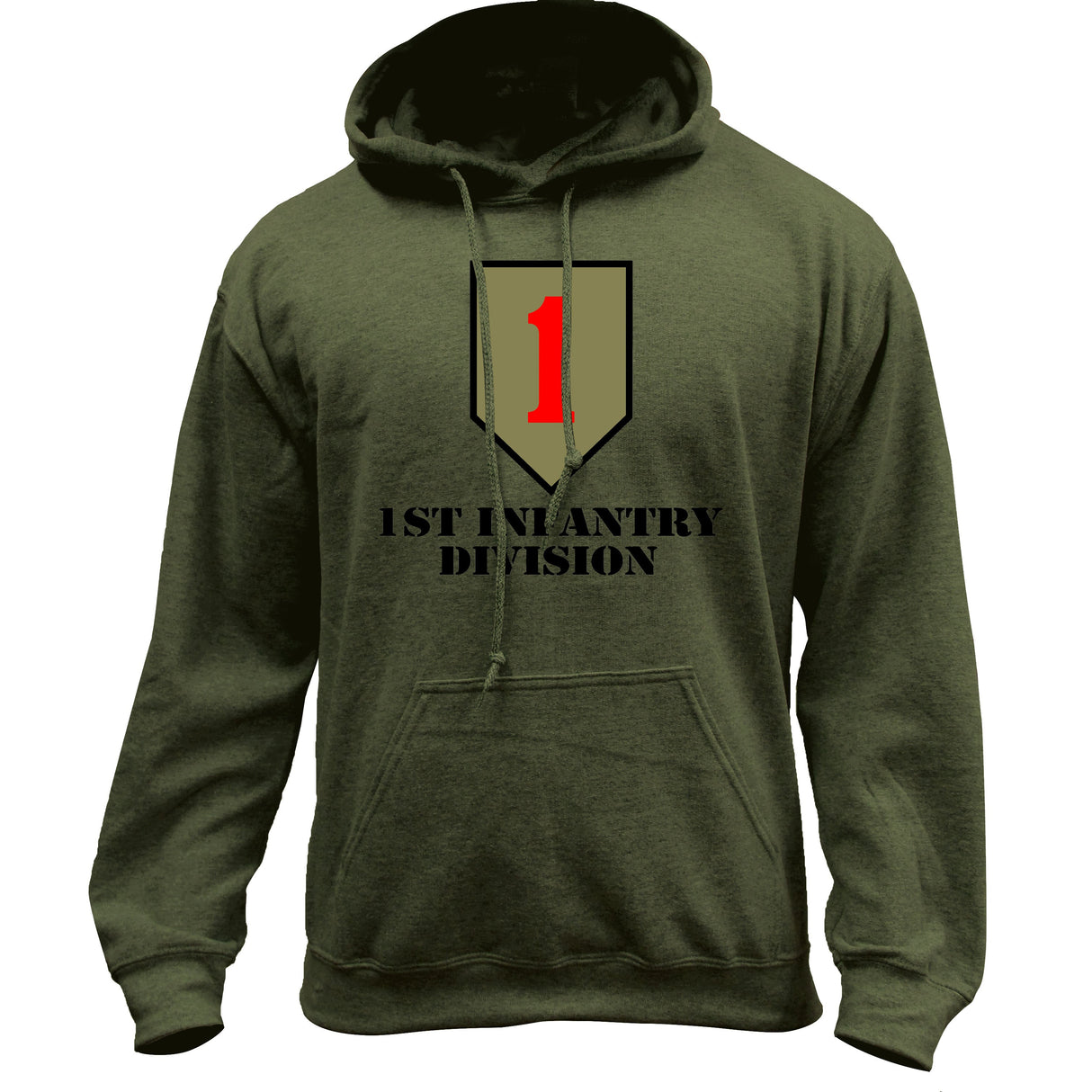 1st Infantry Division Full Color Pullover Hoodie Hoodie 37.621