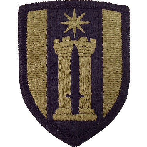 372nd Engineer Brigade MultiCam (OCP) Patch Patches and Service Stripes