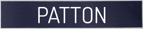 PATTON (Air Force Name Tag) - EZR Shop {0c655b36-6ec4-474c-b220-cab89492be7f}