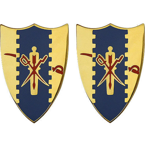 4th Cavalry Regiment Unit Crest (No Motto) - Sold in Pairs
