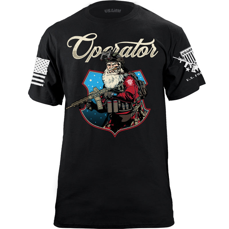 Operator Santa T-Shirt Shirts YFS.6.030.1.BKT.1