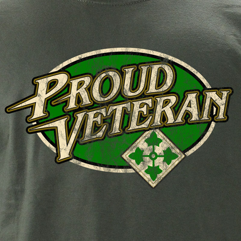Proud Vet 4th Infantry Tshirt Shirts
