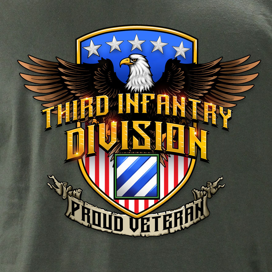 Third Infantry Eagle Shield Tshirt Shirts