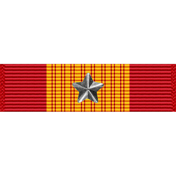 Republic of Vietnam Gallantry Cross Medal w/ Silver Star Ribbon Ribbons