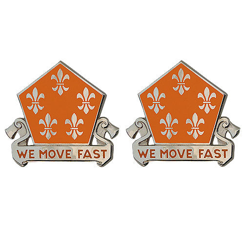 5th Signal Brigade Unit Crest (We Move Fast) Army Unit Crests
