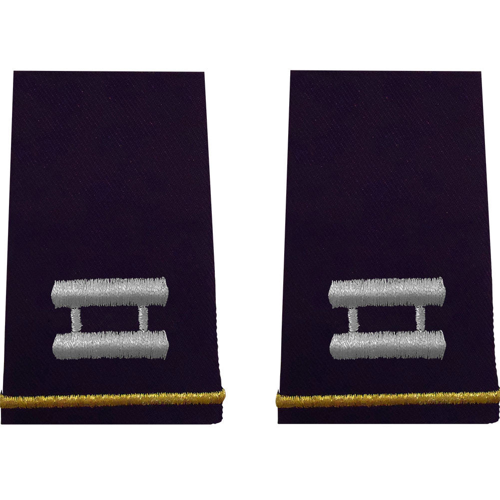 Army Epaulets - Enlisted and Officer - Small Size Rank 6581 CPT-ES