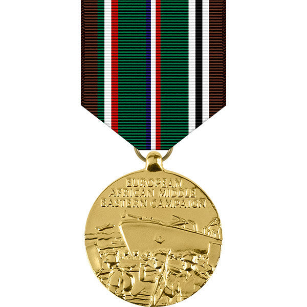 European - African - Middle Eastern Campaign Anodized Medal Military Medals