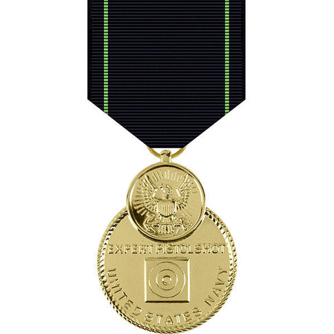 Navy Expert Pistol Anodized Medal