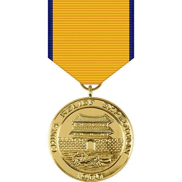 China Relief Expedition Anodized Medal - Navy Military Medals