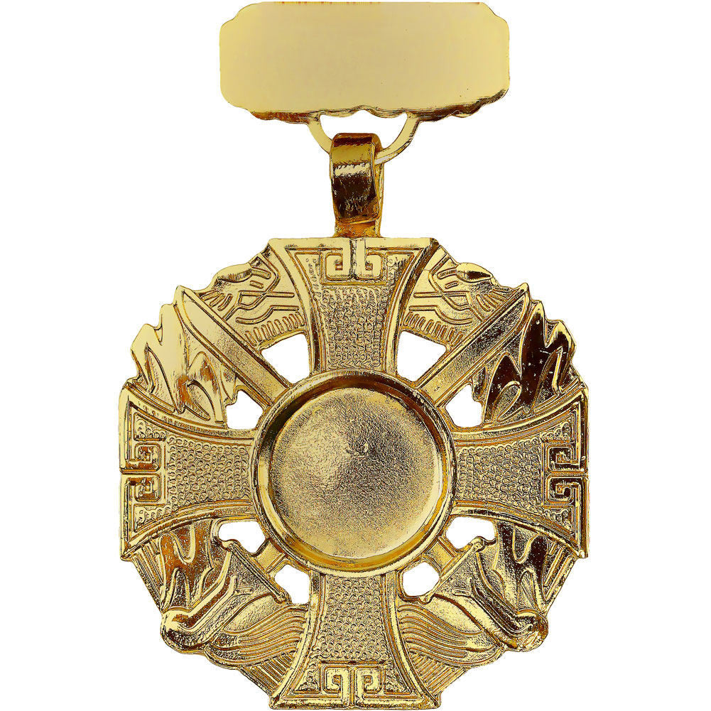 Republic of Vietnam Gallantry Cross Anodized Medal w/ Palm Military Medals