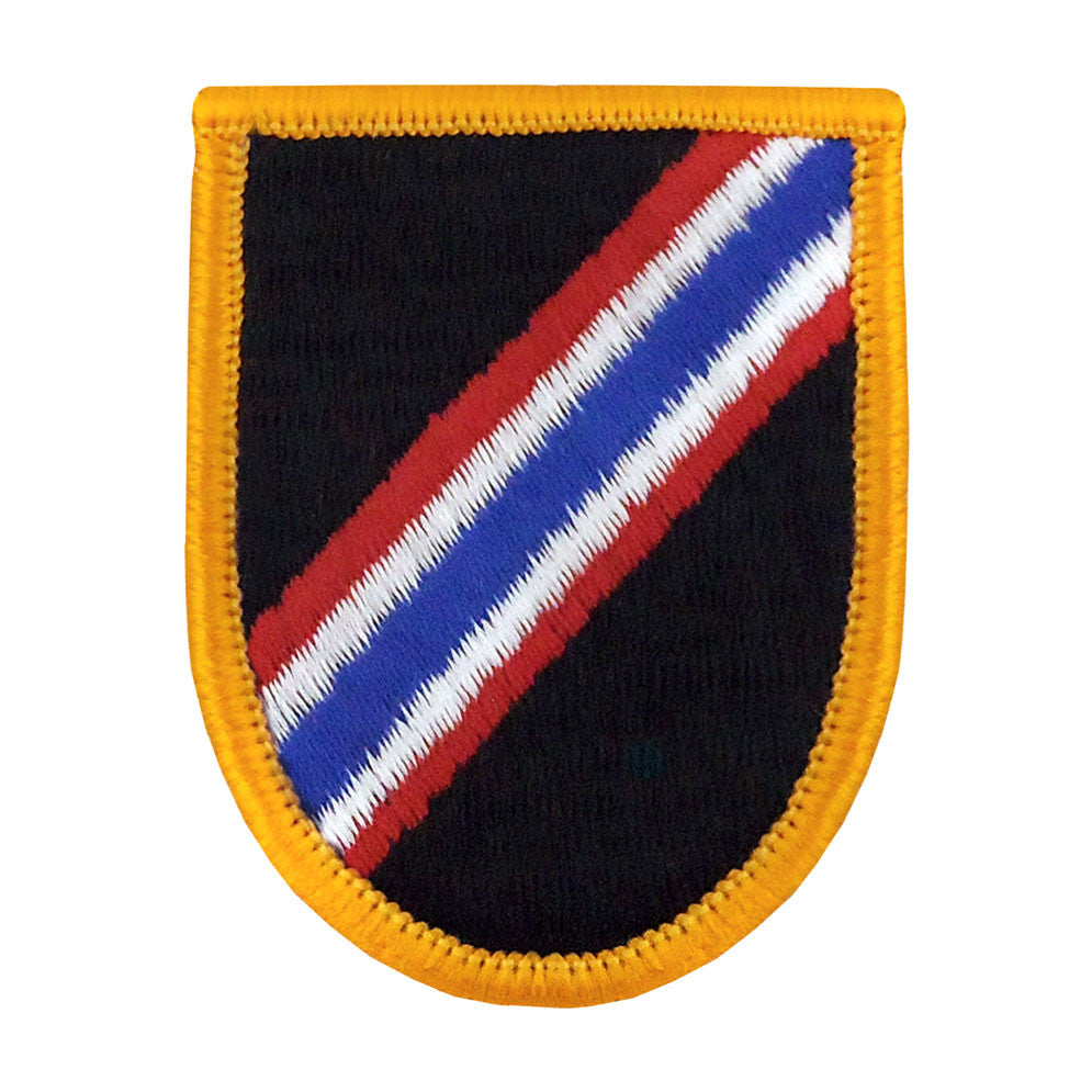 46th Special Forces Company Beret Flash Patches and Service Stripes