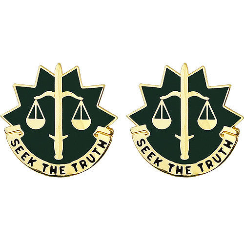6th Military Police Group Unit Crest (Seek the Truth) Army Unit Crests