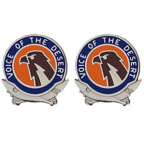 6th Signal Command Unit Crest (Voice of the Desert) Army Unit Crests
