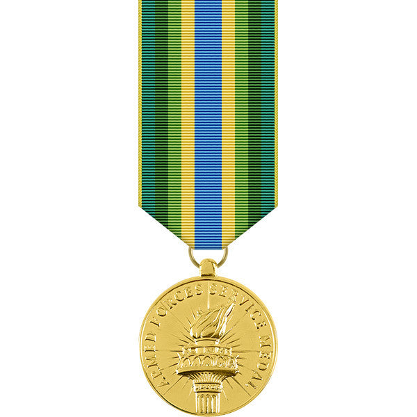 Armed Forces Service Anodized Miniature Medal Military Medals