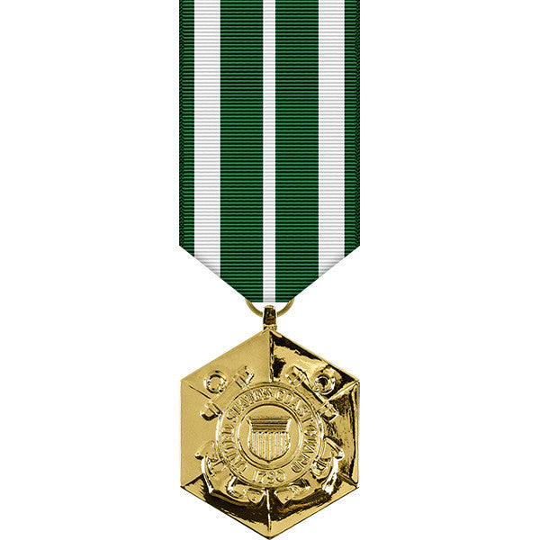 Coast Guard Commendation Anodized Miniature Medal Military Medals