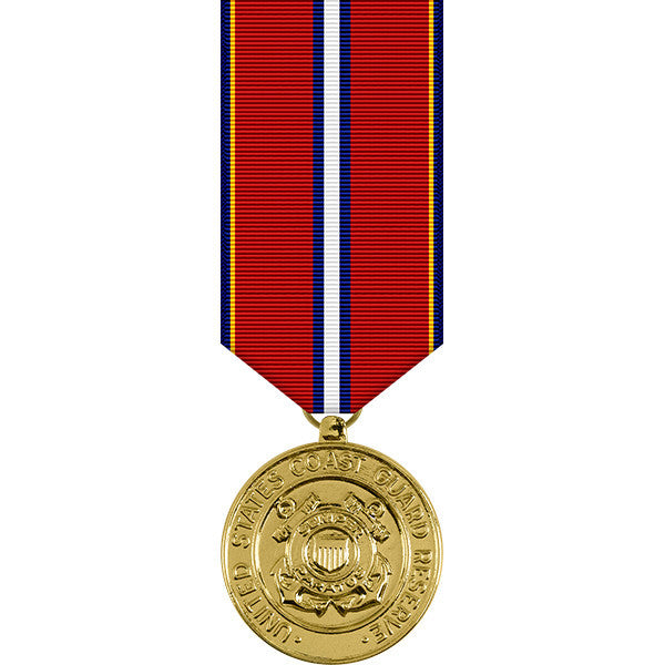 Coast Guard Reserve Good Conduct Anodized Miniature Medal Military Medals