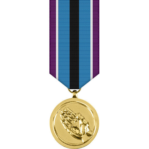 Humanitarian Service Anodized Miniature Medal Military Medals