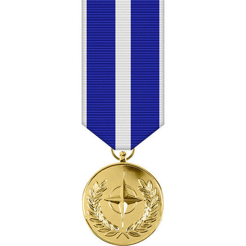 NATO Kosovo Anodized Miniature Medal