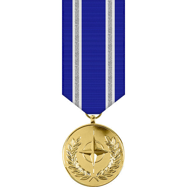 NATO non-Article 5 Anodized Miniature Medal Military Medals