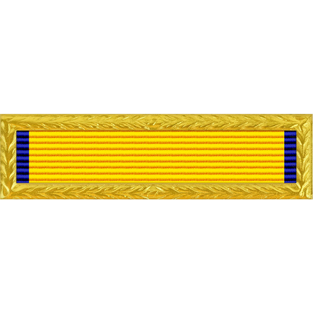 New Jersey National Guard Governor's Unit Award Ribbon with Gold USAF Frame Ribbons