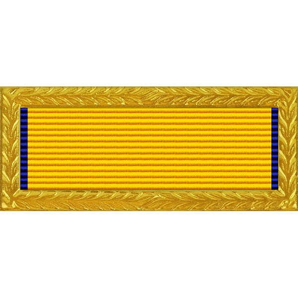 New Jersey National Guard Governor's Unit Award Ribbon with Gold Frame Ribbons