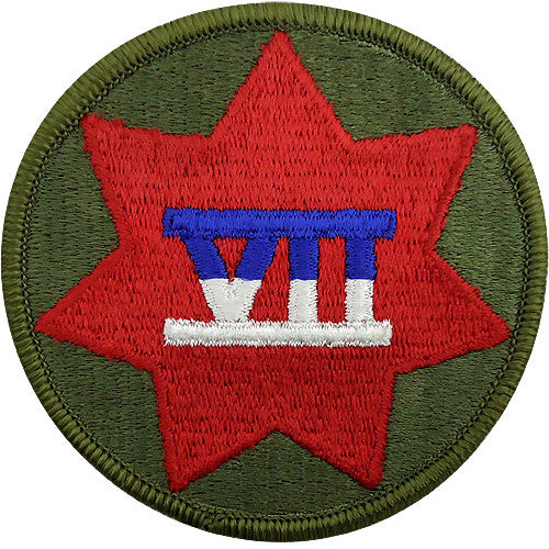 VII (7th) Corps Class A Patch Patches and Service Stripes