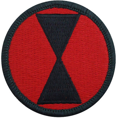 7th Infantry Division Class A Patch Patches and Service Stripes
