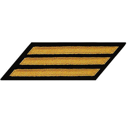 Navy CPO Seaworthy Gold on Blue Hashmarks / Service Stripes
