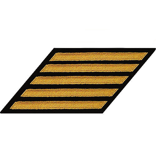 CPO Seaworthy Gold on Blue Hashmarks / Service Stripes Patches and Service Stripes 80018