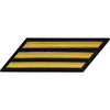 Navy CPO Gold Lace on Blue Hashmarks / Service Stripes