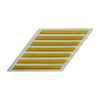 Navy Enlisted Gold Lace on White Hashmarks / Service Stripes - Female Size