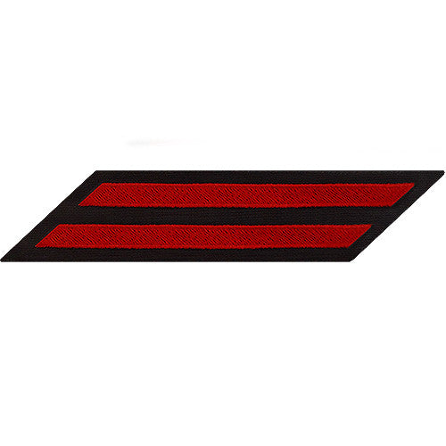Enlisted Red on Blue Hashmarks / Service Stripes - Male Size Patches and Service Stripes 80073