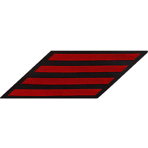 Enlisted Red on Blue Hashmarks / Service Stripes - Male Size Patches and Service Stripes 80075