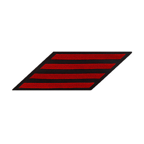 Enlisted Red on Blue Hashmarks / Service Stripes - Female Size Patches and Service Stripes 80085