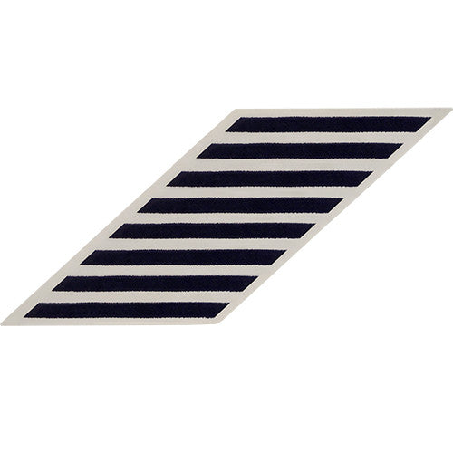 Enlisted Blue on White CNT Hashmarks / Service Stripes - Male Size Patches and Service Stripes 80109