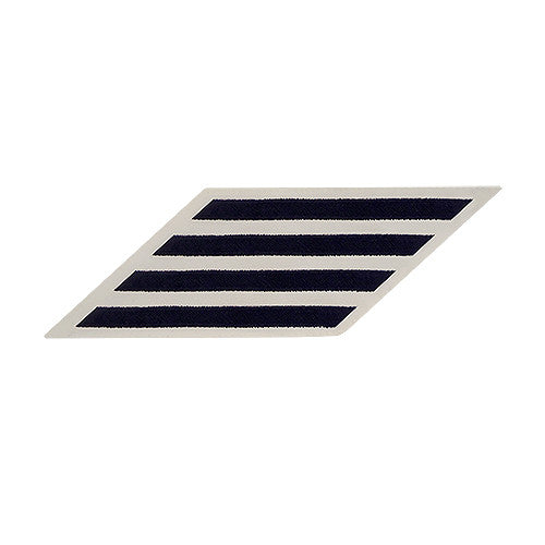 Enlisted Blue on White CNT Hashmarks / Service Stripes - Female Size Patches and Service Stripes 80115