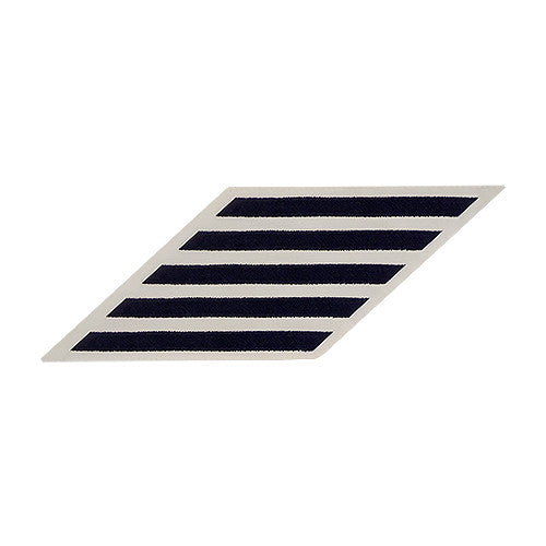 Enlisted Blue on White CNT Hashmarks / Service Stripes - Female Size Patches and Service Stripes 80116