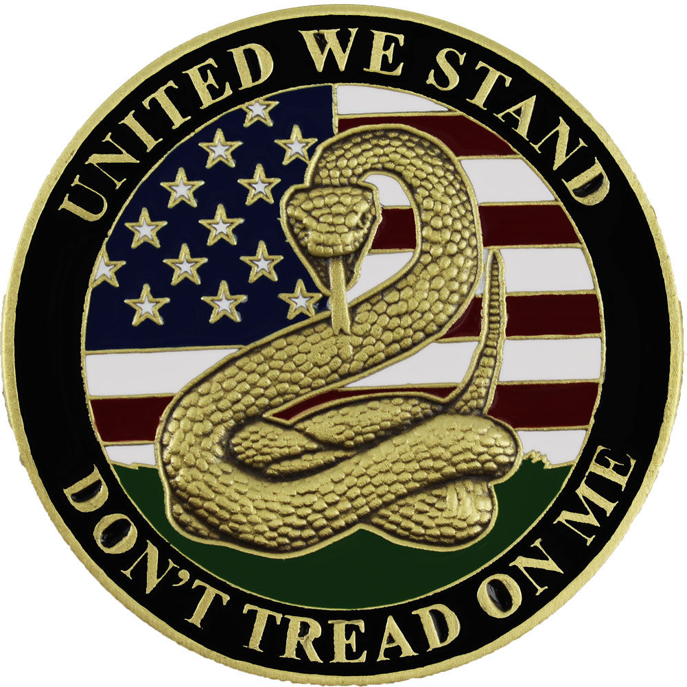 Don't Tread On Me Liberty Bell Coin Challenge Coins