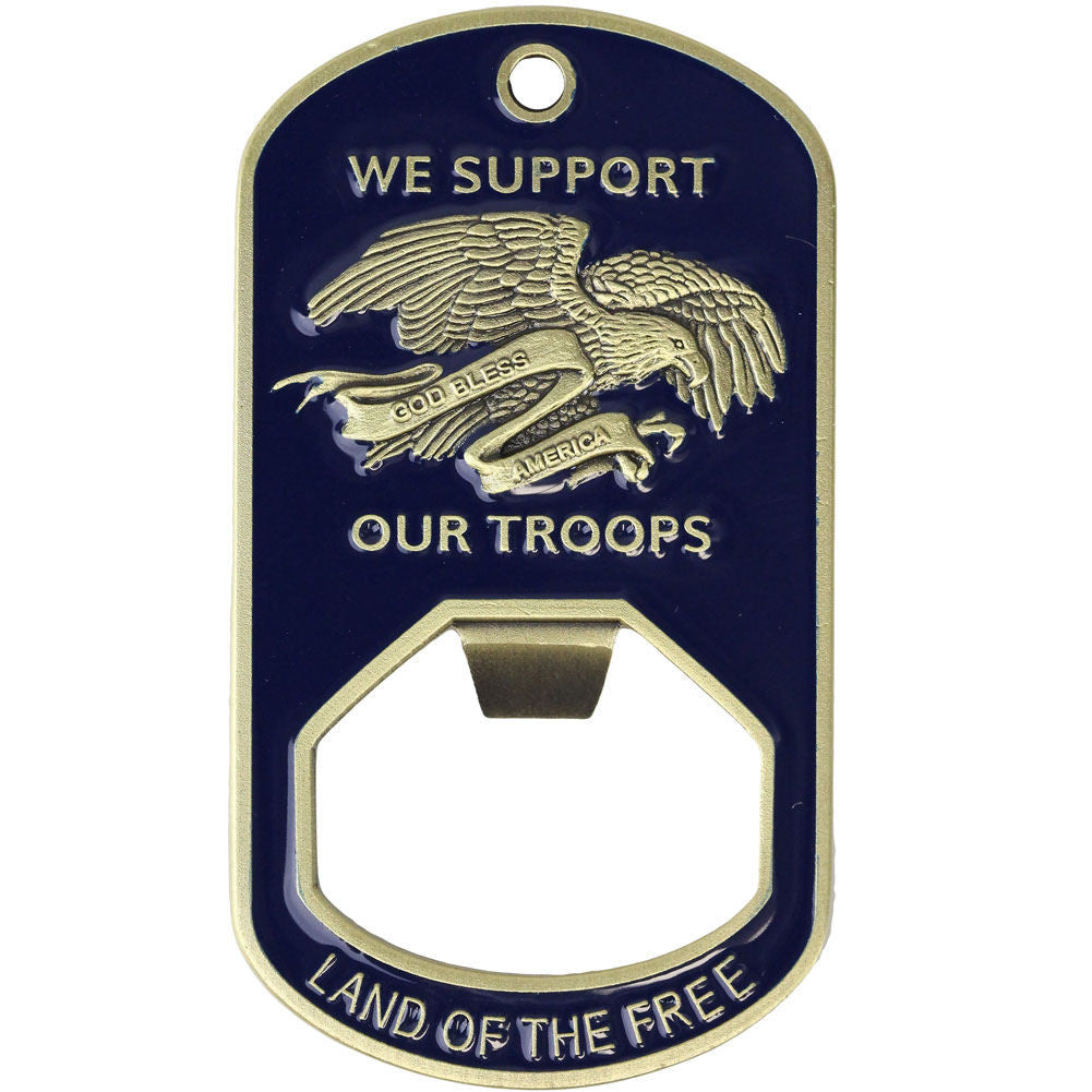 We Support Our Troops Bottle Opener Bottle Openers