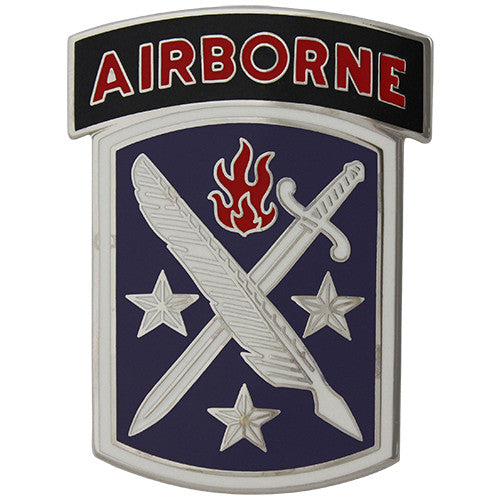 95th Civil Affairs Brigade With Airborne Tab Combat Service Identification Badge Army CSIBs
