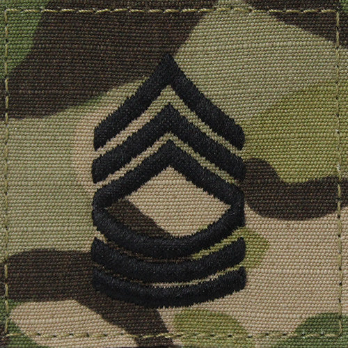 Army OCP Rank - Enlisted and Officer with Hook and Loop Rank 80477