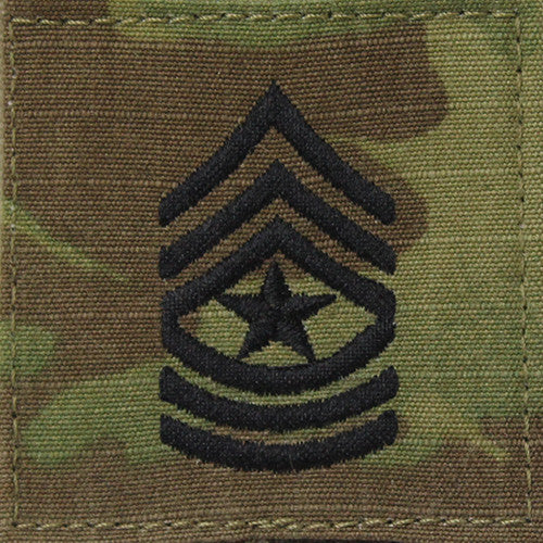 Army OCP Rank - Enlisted and Officer with Hook and Loop Rank 80478