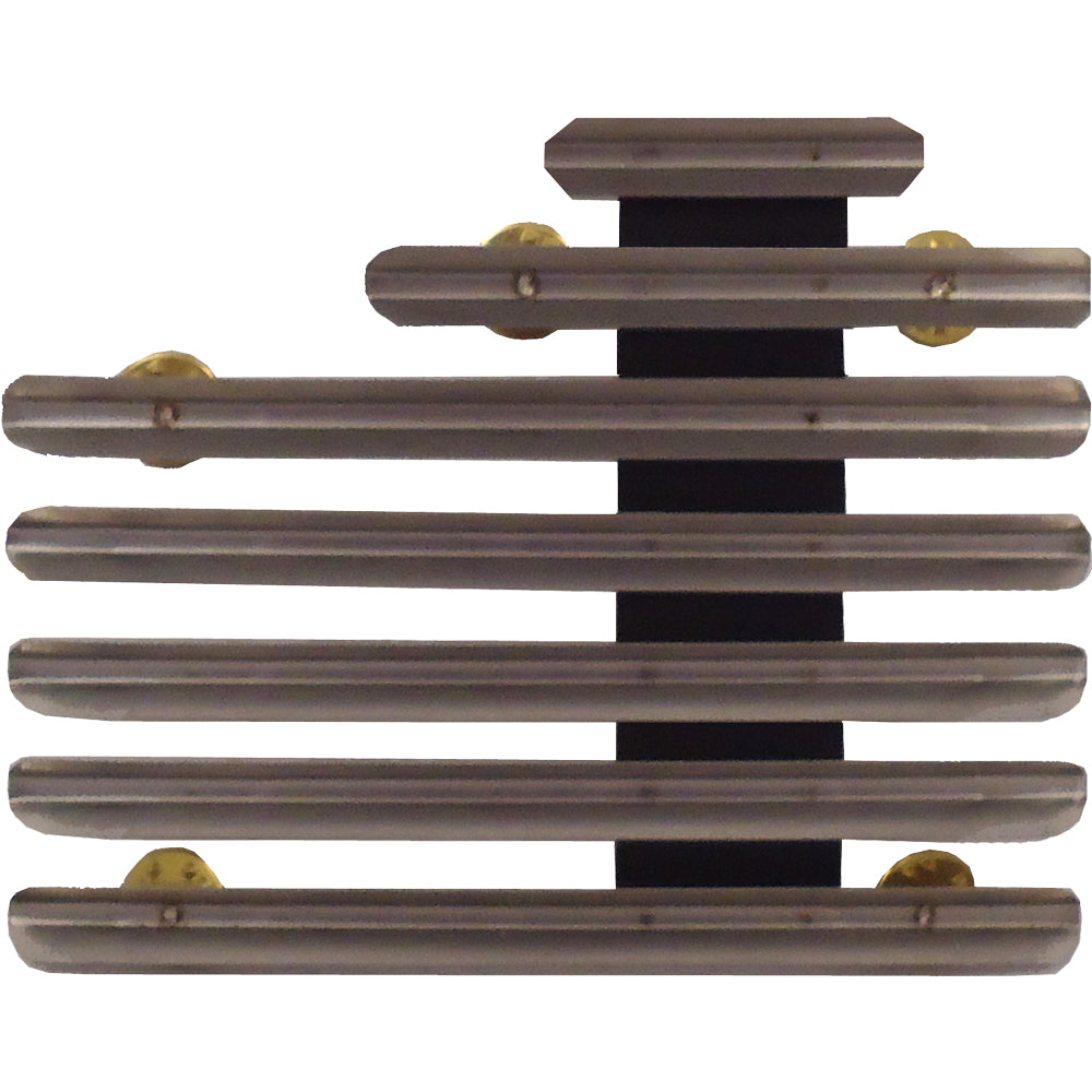 Staggered-Right 1/8-Inch Spaced Center Top 18 Ribbon Mount Ribbon and Medal Mounts