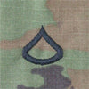 Army OCP Sew-On Patrol Cap Rank  - Officer and Enlisted