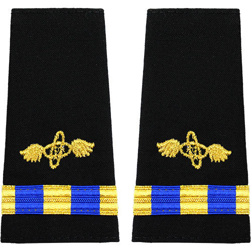 Navy W-3 Soft Shoulder Marks - Aviation Electronics Technician Rank