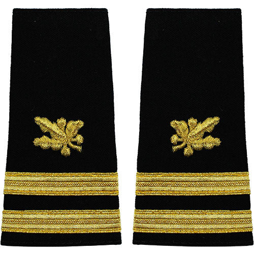 Navy Soft Shoulder Marks - Supply Corps Rank 80678
