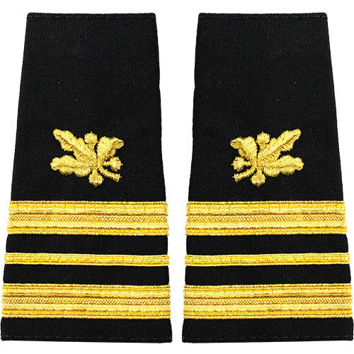 Navy Soft Shoulder Marks - Supply Corps Rank 80686