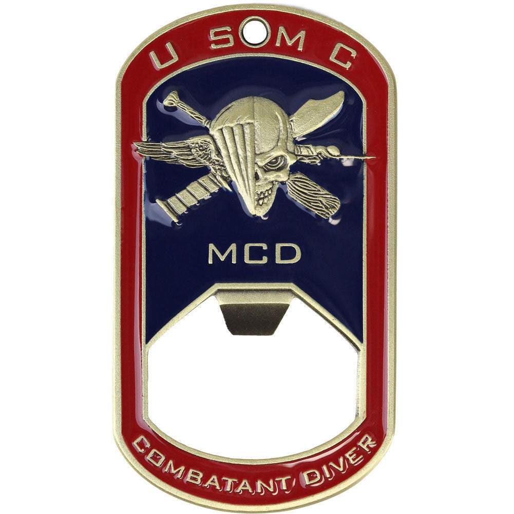 USMC Combatant Diver Bottle Opener Bottle Openers